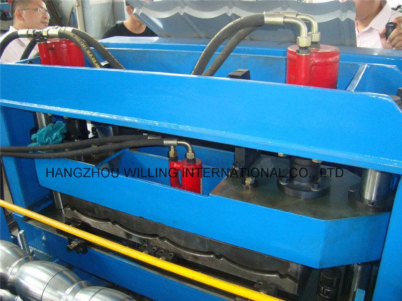 Colorful Steel Step Tile Roof Sheet Making Forming Machine