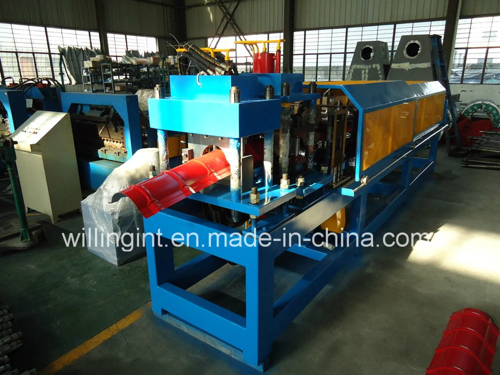 Metal Tile Ridge Cap Roof Roll Forming Machine