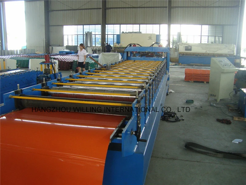 Wave Glazed Steel Tile Roll Forming Metal Forging Machinery