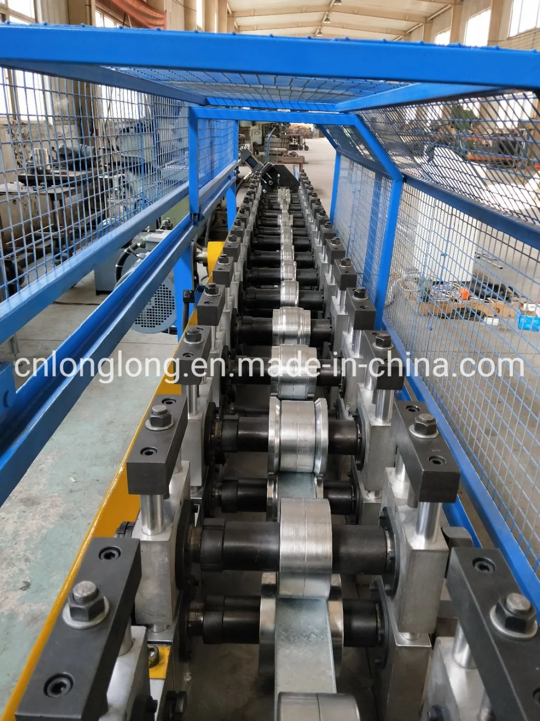 Automatic Metal Lock Slots Roll Former for Greenhouse Fixing Spring Wire and Greenhouse Film